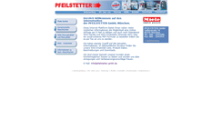 Desktop Screenshot of pfeilstetter-gmbh.de